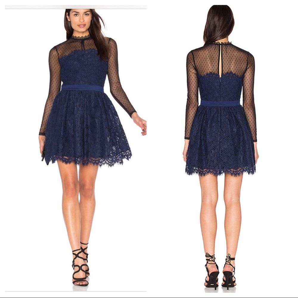 NWT! x by nbd Izzy Dress in Navy